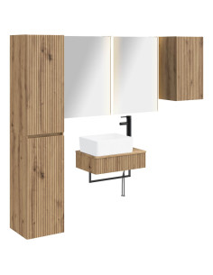 Set di mobili per il bagno 5 pcs Rovere Artigianale