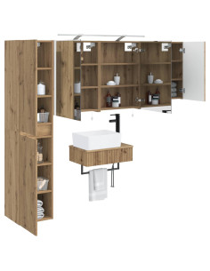 Set di mobili per il bagno 5 pcs Rovere Artigianale 2