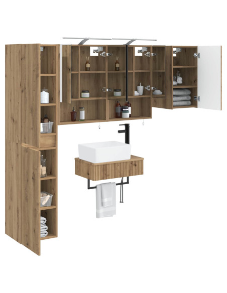 Set di mobili per il bagno 5 pcs Rovere Artigianale