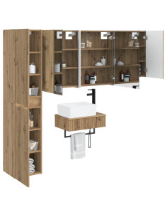 Set di mobili per il bagno 5 pcs Rovere Artigianale 2
