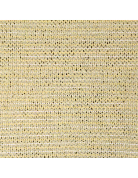 Schermo da balcone Beige 120 x 700 cm HDPE e alluminio