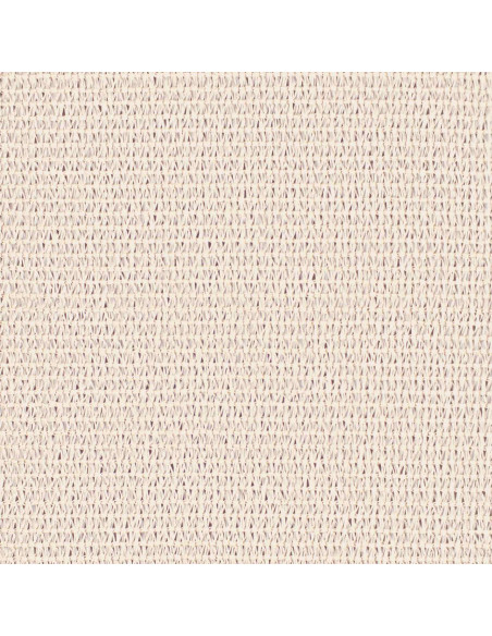 Schermo da balcone Crema 75 x 1000 cm HDPE e alluminio