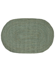 Tappeti per area Verde Oliva 100 x 152 cm Juta