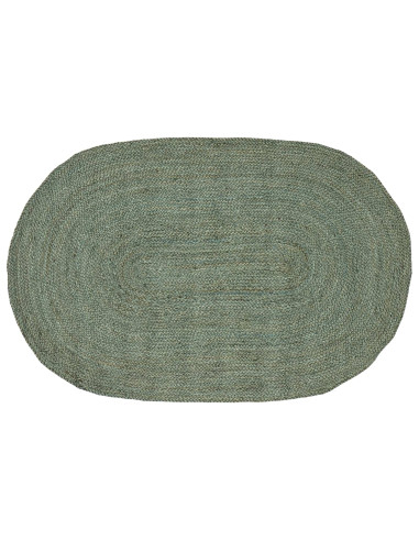 Tappeti per area Verde Oliva 100 x 152 cm Juta