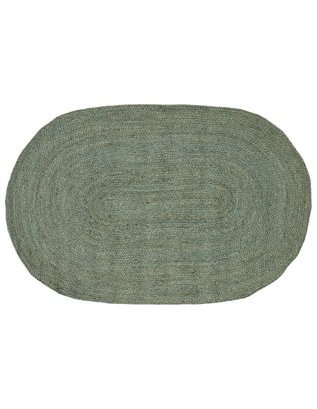 Tappeti per area Verde Oliva 100 x 152 cm Juta