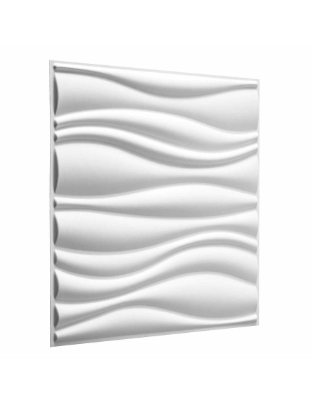 Pannelli da parete 12 pcs Bianco 50 x 50 cm