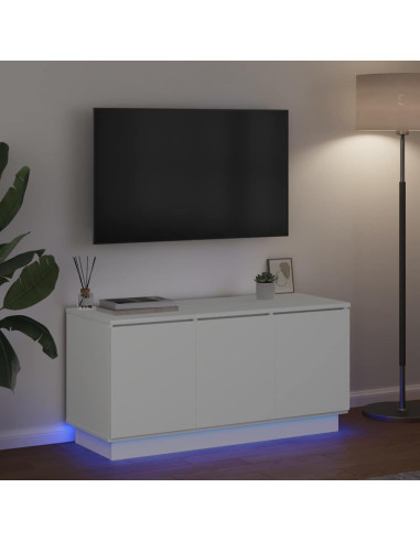 Mobile TV Bianco 100 x 38 x 49 cm Legno multistrato