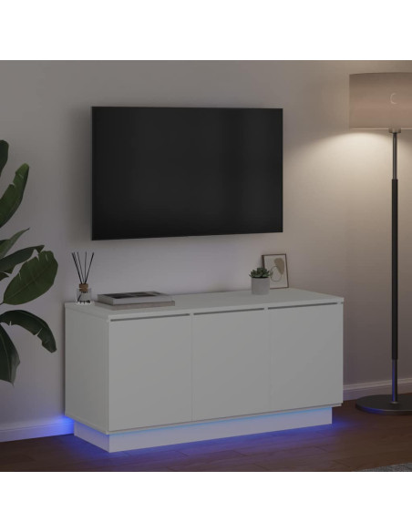 Mobile TV Bianco 100 x 38 x 49 cm Legno multistrato