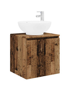 Mobile Lavabo da Parete Legno antico 49,5 x 44,5 x 65 cm