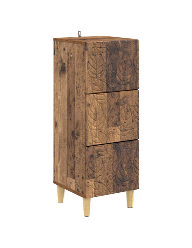 Mobile con Cassetti Legno antico 33 x 34,5 x 90 cm