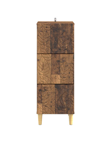 Mobile con Cassetti Legno antico 33 x 34,5 x 90 cm