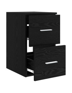 Armadio Bagno In-between Rovere Nero 30 x 35 x 50 cm 2