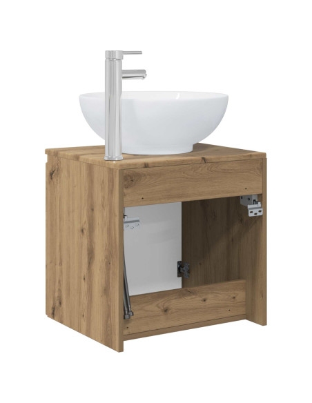 Mobile Lavabo da Parete Rovere Artigianale 49,5 x 44,5 x 65 cm
