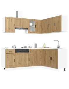 Set Mobili da Cucina 11 pz Porto Rovere Artigianale Truciolato