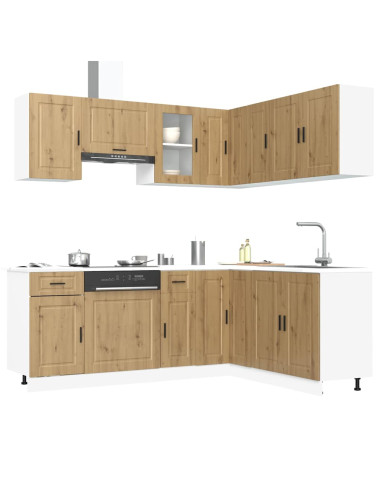 Set Mobili da Cucina 11 pz Porto Rovere Artigianale Truciolato