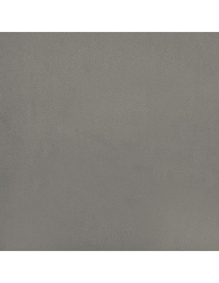 Materasso a Molle Insacchettate Rigidità Media Grigio Chiaro 137x190x20 cm in Velluto
