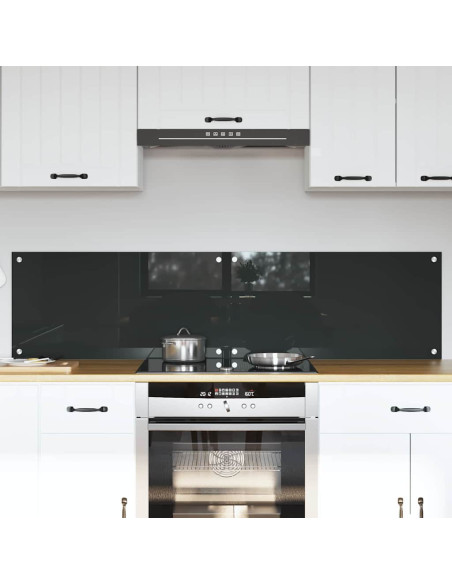 Schienale da cucina 2 pcs Grigio scuro 80 x 40 cm
