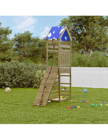 Set da Gioco da Esterno in Legno di Pino Impregnato