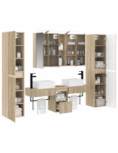 Set di mobili per il bagno 6 pcs Rovere Sonoma 2
