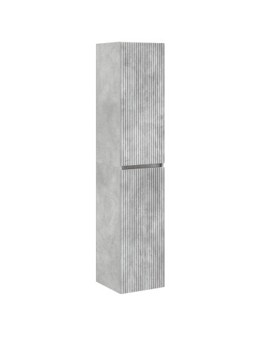 Set di mobili per il bagno 6 pcs Grigio Cemento