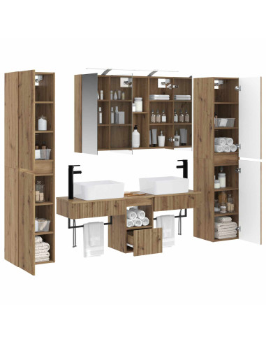 Set di mobili per il bagno 6 pcs Rovere Artigianale