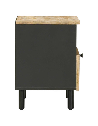 Comodino 2 pcs Marrone 40 x 33 x 46 cm Legno di mango massello