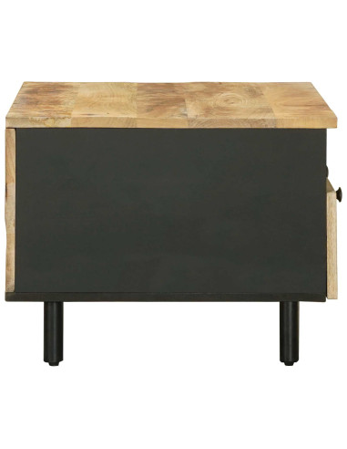 Tavolino da salotto Marrone e Nero 80 x 54 x 40 cm