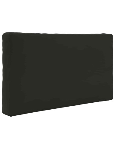 Cuscino per divano da esterno 3 pcs Nero Poliestere