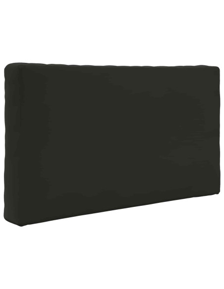 Cuscino per divano da esterno 3 pcs Nero Poliestere
