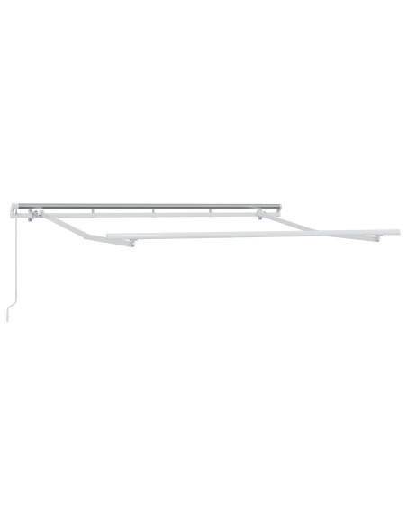Tenda retrattile 2 pcs Grigio chiaro e bianco 3,5 x 2,5 m