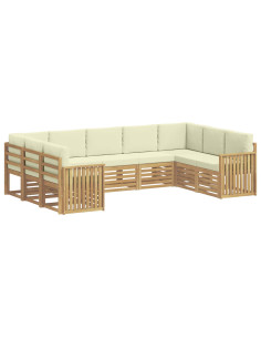 Set divani Legno di Acacia Massello 2