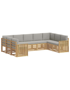 Set divani Legno di Acacia Massello 2