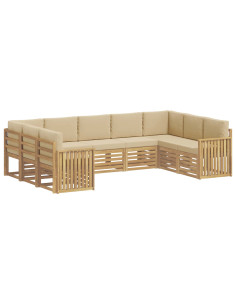 Set divani Legno di Acacia Massello 2