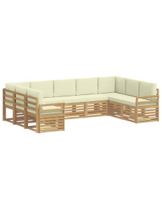 Set divani Legno di Acacia Massello 2