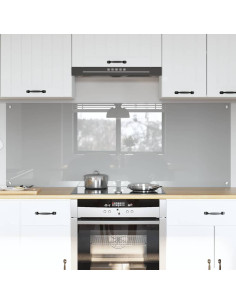 Schienale da cucina 2 pcs Grigio chiaro 80 x 60 cm