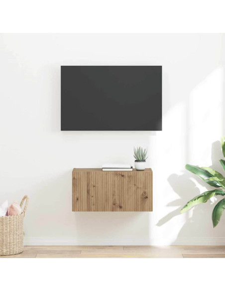 Mobile TV da parete Rovere Artigianale 60 x 31 x 29,5 cm