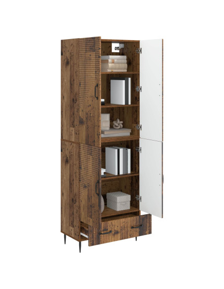 Set di armadi 2 pcs 66 x 34,5 x 95 cm Legno ingegnerizzato