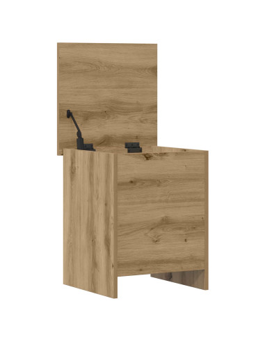 Cassa di stoccaggio Rovere Artigianale 40 x 40 x 50 cm