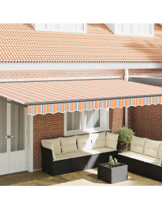 Struttura della tenda Blu e Arancione 500 × 300 cm