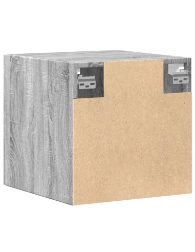 Mobile a Parete Grigio Sonoma 40x42,5x40cm in Legno Multistrato