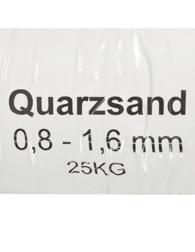 Sabbia Filtrante 25 kg 0,8-1,6 mm