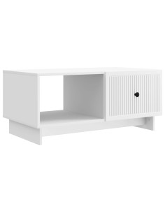 Tavolino da salotto Bianco 90 x 50 x 40 cm Legno ingegnerizzato