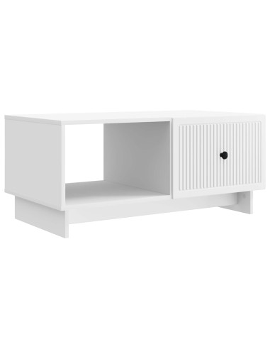 Tavolino da salotto Bianco 90 x 50 x 40 cm Legno ingegnerizzato