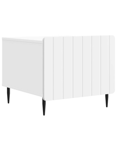 Tavolino da salotto Bianco 49 x 50 x 42 cm Legno ingegnerizzato
