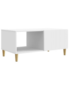 Tavolino da salotto Bianco 90 x 50 x 40 cm Legno ingegnerizzato