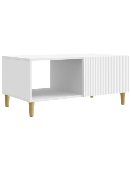 Tavolino da salotto Bianco 90 x 50 x 40 cm Legno ingegnerizzato