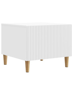 Tavolino da salotto Bianco 49 x 50 x 40 cm Legno ingegnerizzato