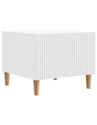 Tavolino da salotto Bianco 49 x 50 x 40 cm Legno ingegnerizzato