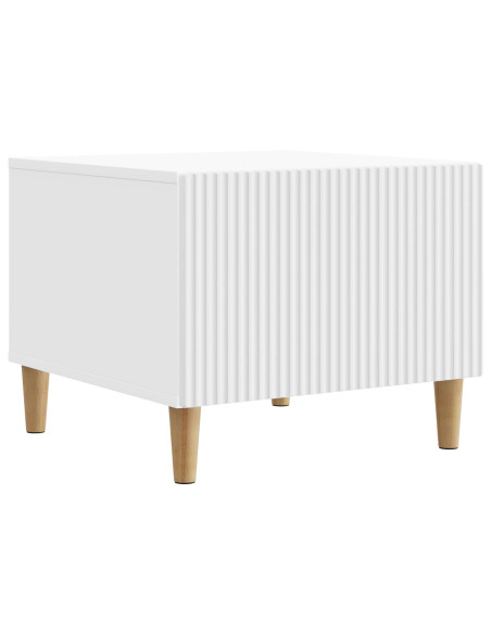 Tavolino da salotto Bianco 49 x 50 x 40 cm Legno ingegnerizzato