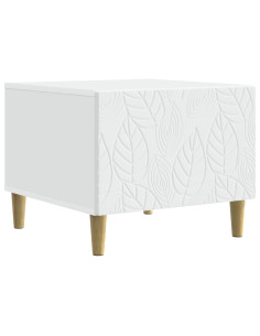 Tavolino da salotto Bianco 50 x 49 x 40 cm Legno ingegnerizzato